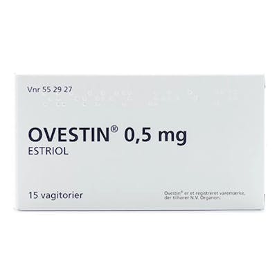 Ovestin Vagitorier 0,5 mg 15 stk