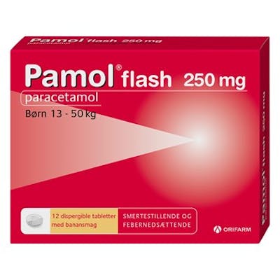 Pamol Flash 250 mg 12 stk