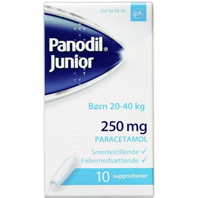 Panodil Junior 250 mg 10 stk