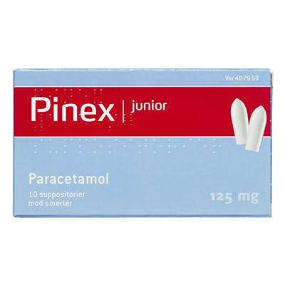 Pinex Junior 125 mg 10 stk