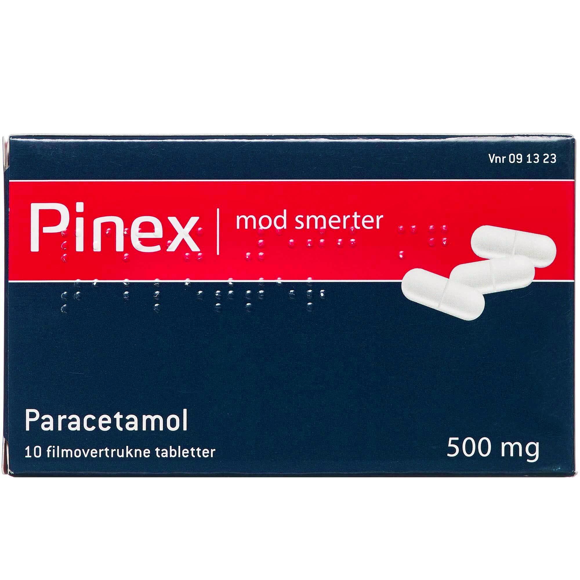 Pinex Tabletter 500 mg 10 stk