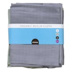 Mininor Muslin Cloth Grey Seal/Willow Green 70 x 70 cm 6 st