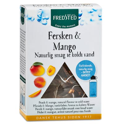 Fredsted Peach &amp; Mango For Cold Water 10 x 3 g
