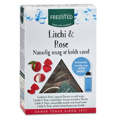 Fredsted Litchi &amp; Rose For Cold Water 10 x 3 g