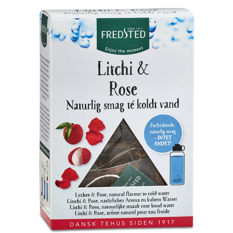 Fredsted Litchi &amp; Rose For Cold Water 10 x 3 g
