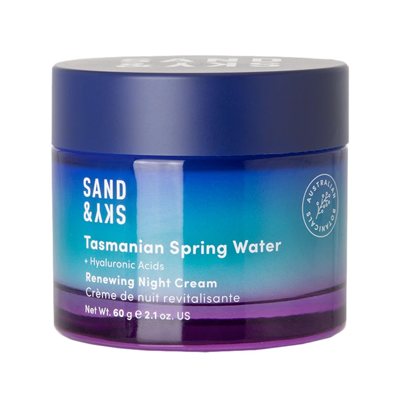 Sand &amp; Sky Tasmanian Spring Water Renewing Night Cream 60 g