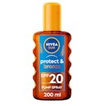 Nivea Sun Protect &amp; Bronze Oil Spray SPF20 200 ml