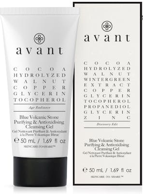 Avant Discovery Edit Blue Volcanic Stone Purifying &amp; Antioxidising Cleansing Gel 50 ml