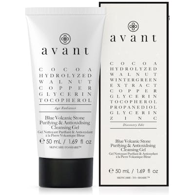 Avant Discovery Edit Blue Volcanic Stone Purifying &amp; Antioxidising Cleansing Gel 50 ml