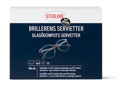 Sterling Brillerens Servietter 100 stk