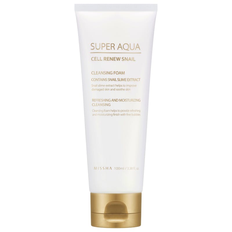 Missha Super Aqua Cell Renew Snail Cleansing Foam 100 ml