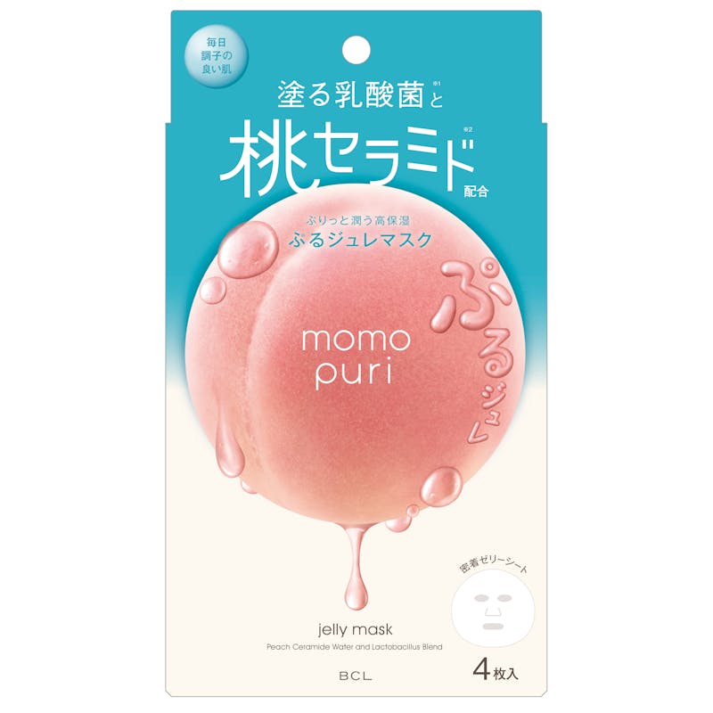Momo Puri Jelly Mask 4 x 22 ml