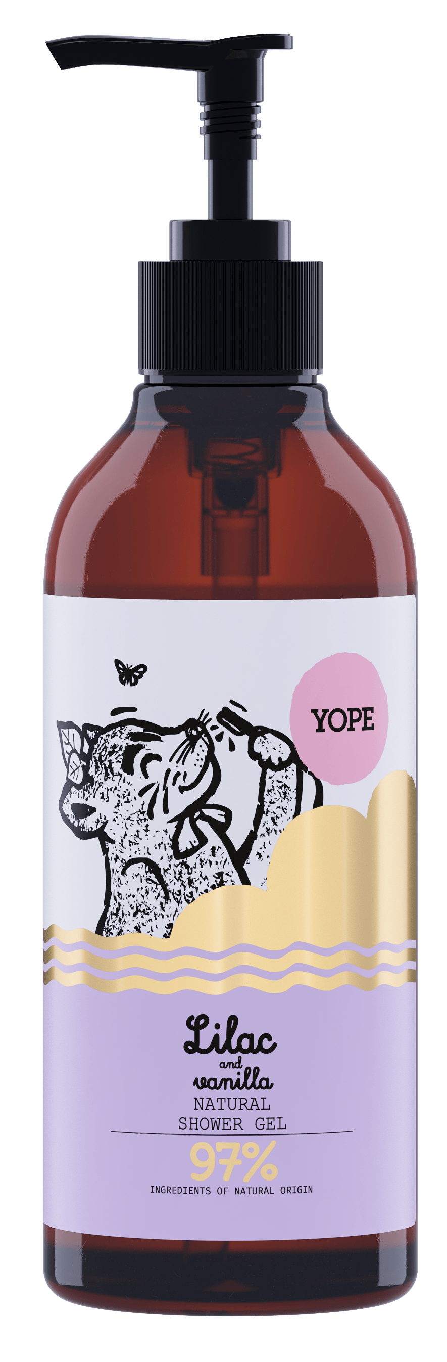 YOPE Shower Gel Lilac And Vanilla 400 ml