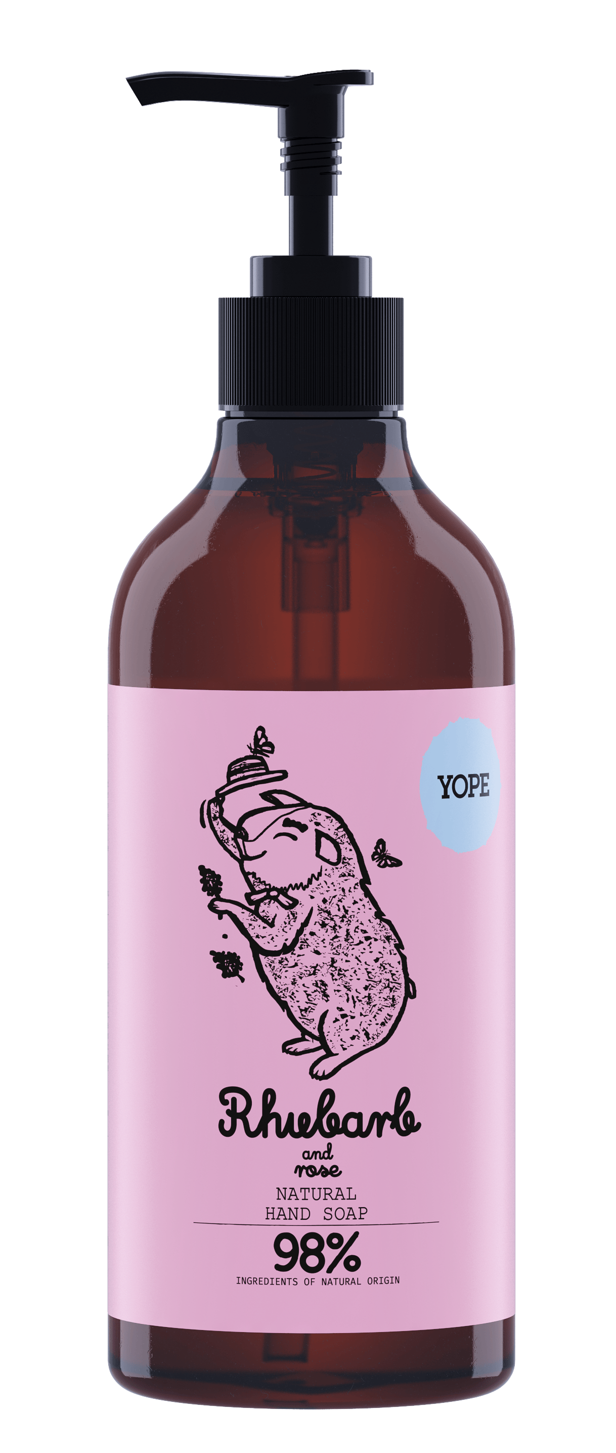 YOPE Hand Soap Rhubarb And Rose 500 ml