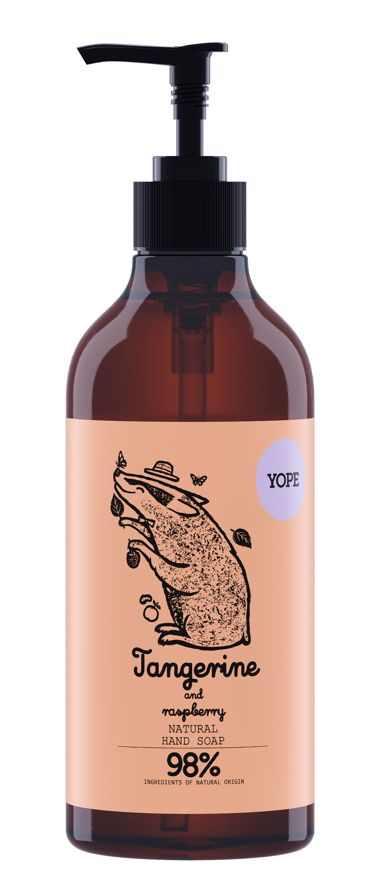 YOPE Hand Soap Tangerine and Raspberry 500 ml