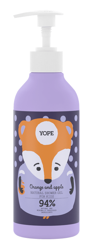 YOPE Douchegel Voor Kinderen Orange &amp; Apple 400 ml