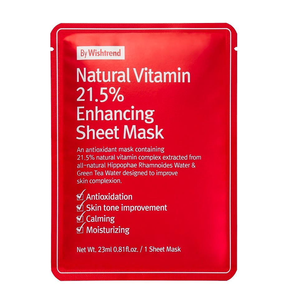 By Wishtrend Natural Vitamin 21.5% Enhancing Sheet Mask 23 ml