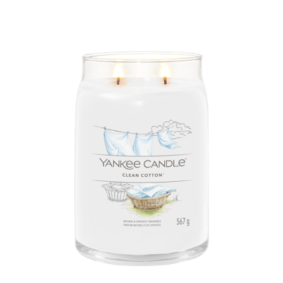 Yankee Candle  Signature Large Candle Clean Cotton 567 g