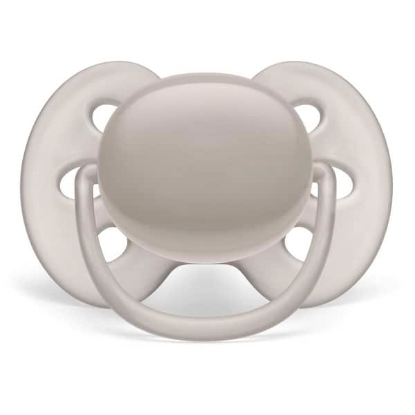 Philips Avent SCF092/51 Soother Ultra Soft 6-18M Grey 1 st