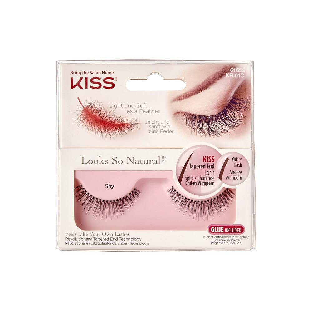 KISS Look So Natural Shy False Eyelashes 1 par