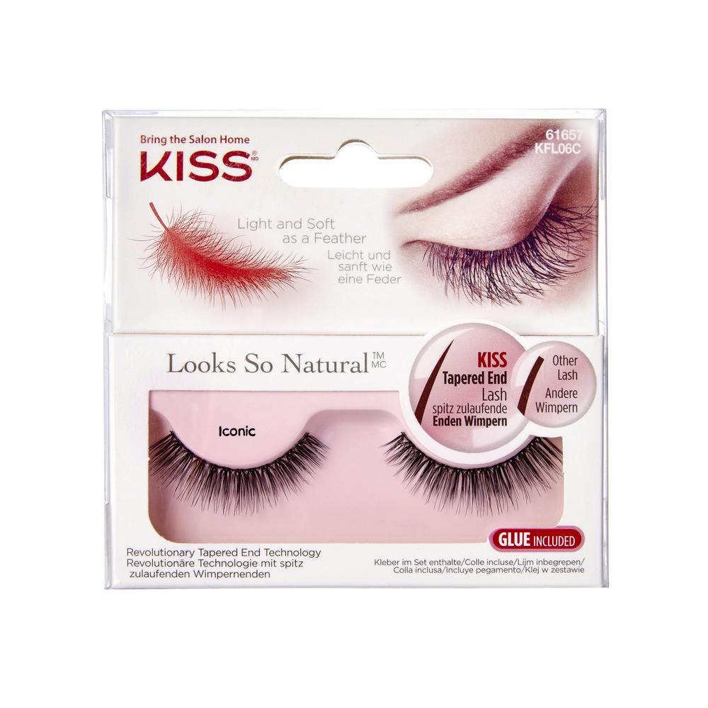 KISS Look So Natural Iconic False Eyelashes 1 paar