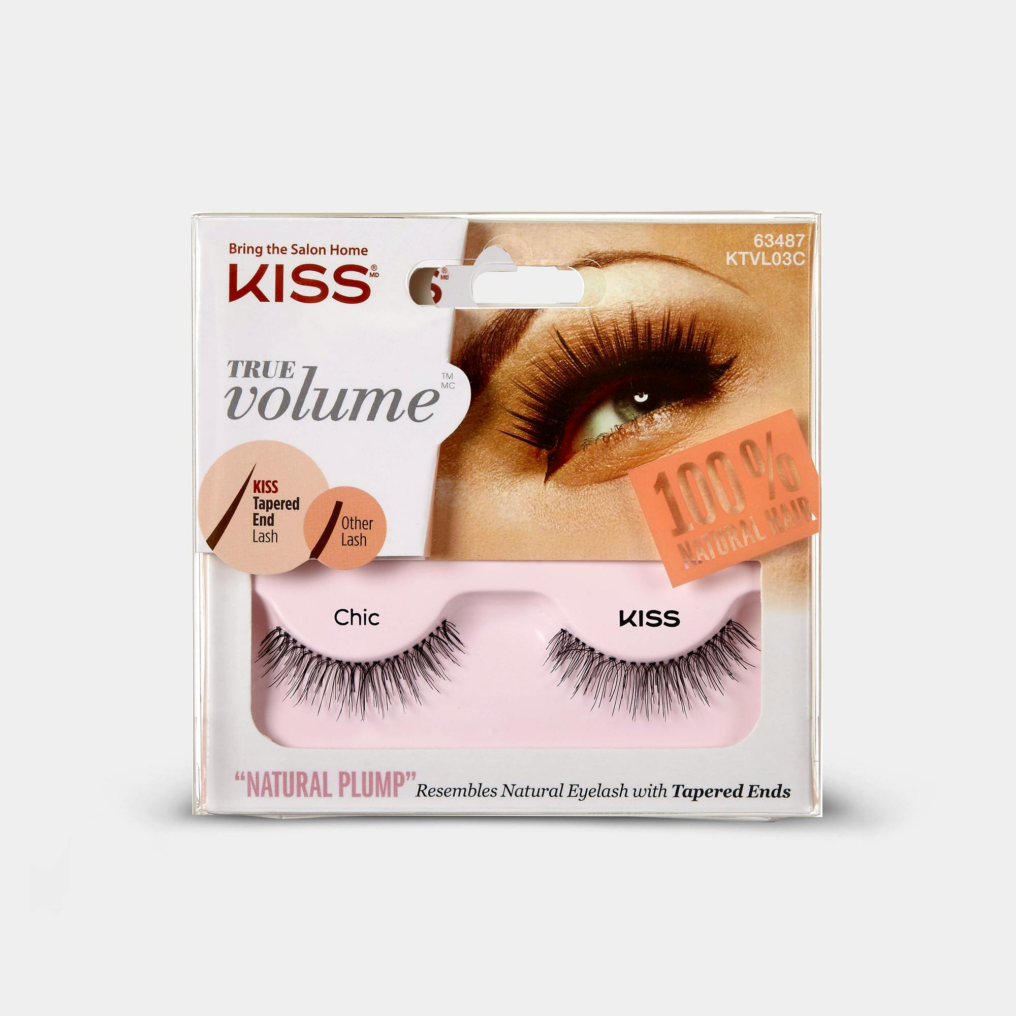 KISS True Volume Chic False Eyelashes 1 par