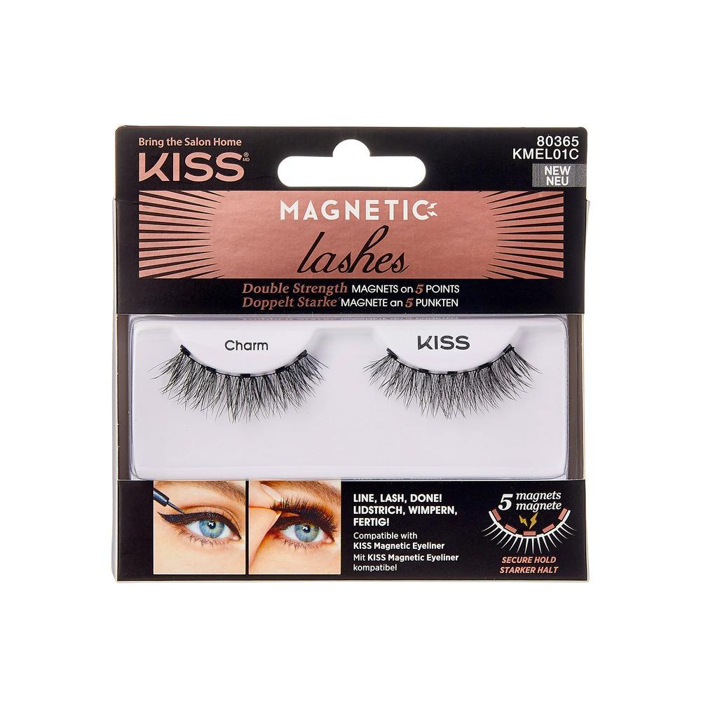 KISS Magnetic Eyeliner Lashes KMEL01C 1 par