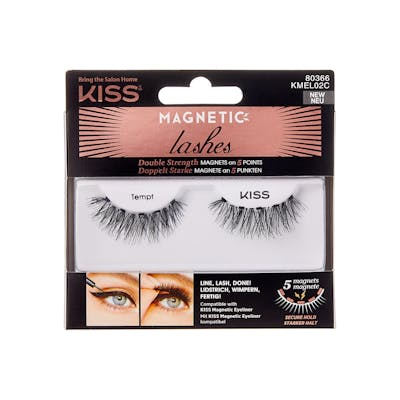 KISS Magnetic Eyeliner Lashes KMEL02C 1 pair