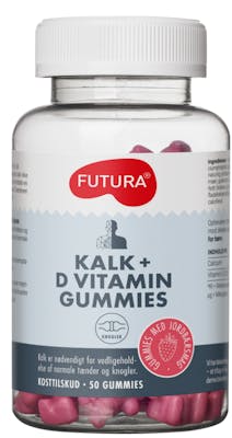 Futura Kalk + D-Vitamine Gummies 50 st