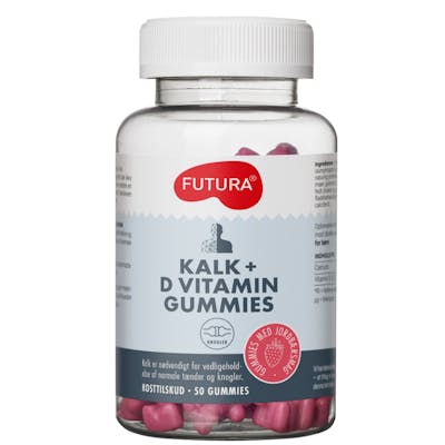 Futura Kalk + D-Vitamin Gummies 50 stk