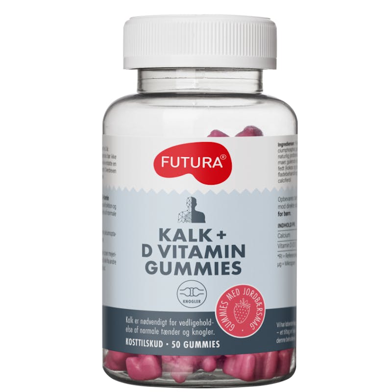 Futura Kalk + D-Vitamin Gummies 50 st