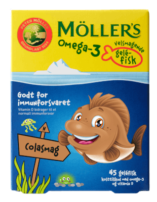 Möllers Omega-3 Fisk Cola 45 kpl