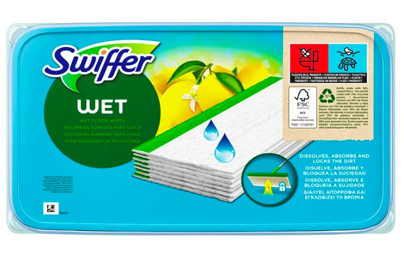 Swiffer Wet Floor Wipes Refill 12 pcs