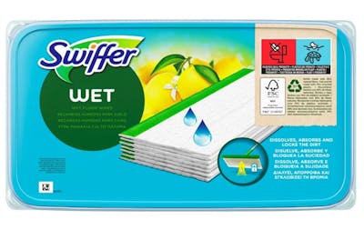 Swiffer Wet Floor Wipes Refill 12 stk