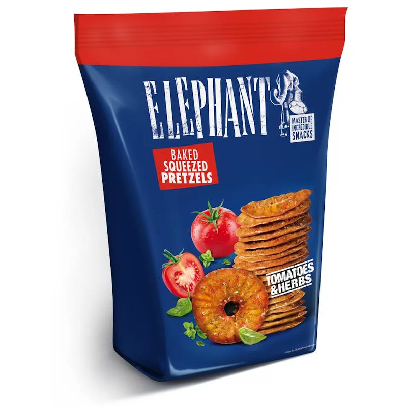 Nordthy Elephant Pretzels Tomatoes And Herbs 160 g