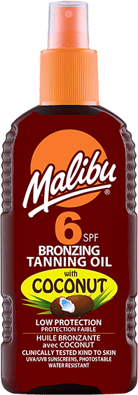 Malibu Bronzing Tanning Oil Coconut SPF6 200 ml