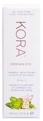 Kora Organics Turmeric Brightening &amp; Exfoliating Mask 2-In-1 30 ml