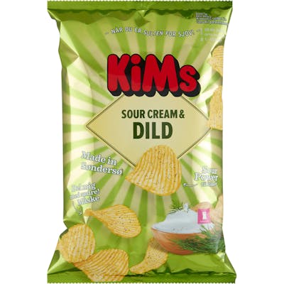 Kims Sour Cream &amp; Dild Chips 170 g