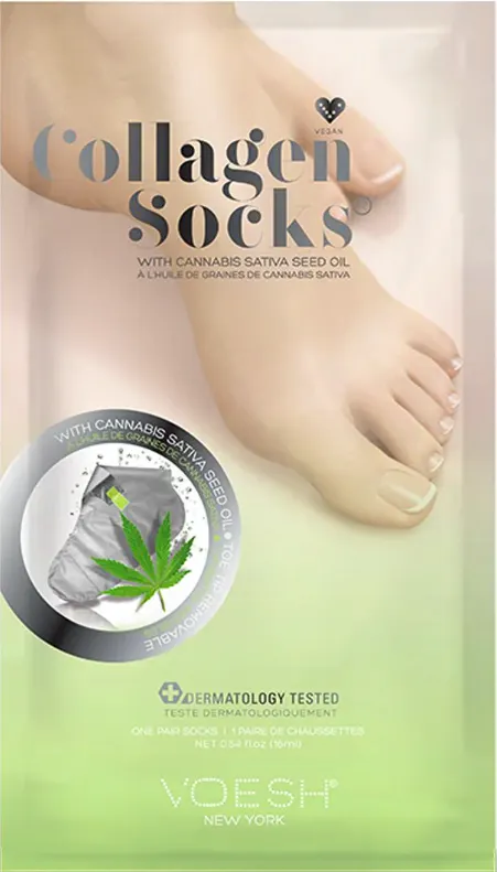 VOESH New York Collagen Socks Hemp Seed Oil 1 pair