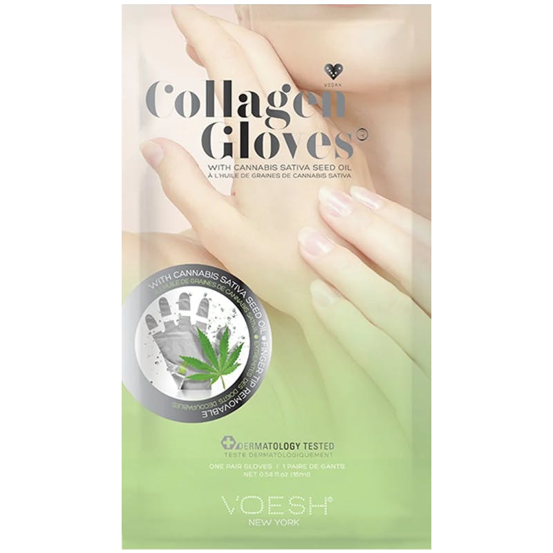 VOESH New York Collagen Gloves With Hemp Seed Oil 1 par