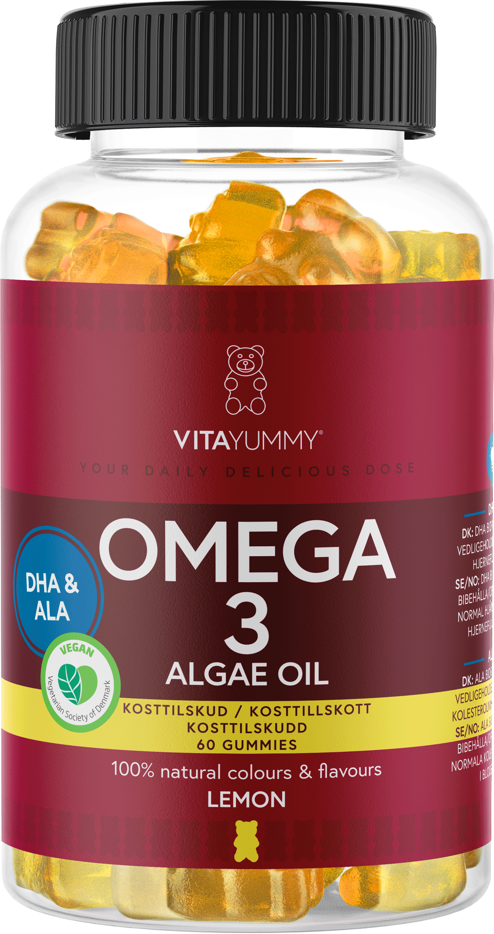 VitaYummy Omega 3 Lemon 60 stk
