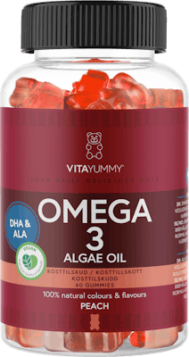 VitaYummy Omega 3 Peach 60 stk