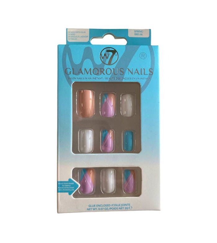 W7 Glamorous Nails Spring Break 24 st