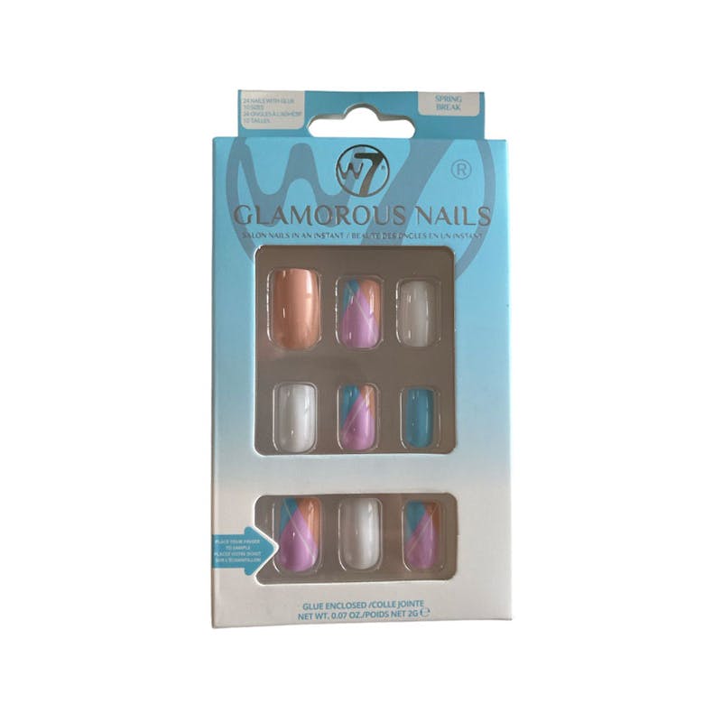 W7 Glamorous Nails Spring Break 24 st