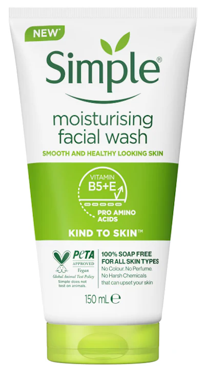Simple Moisturising Facial Wash 150 ml