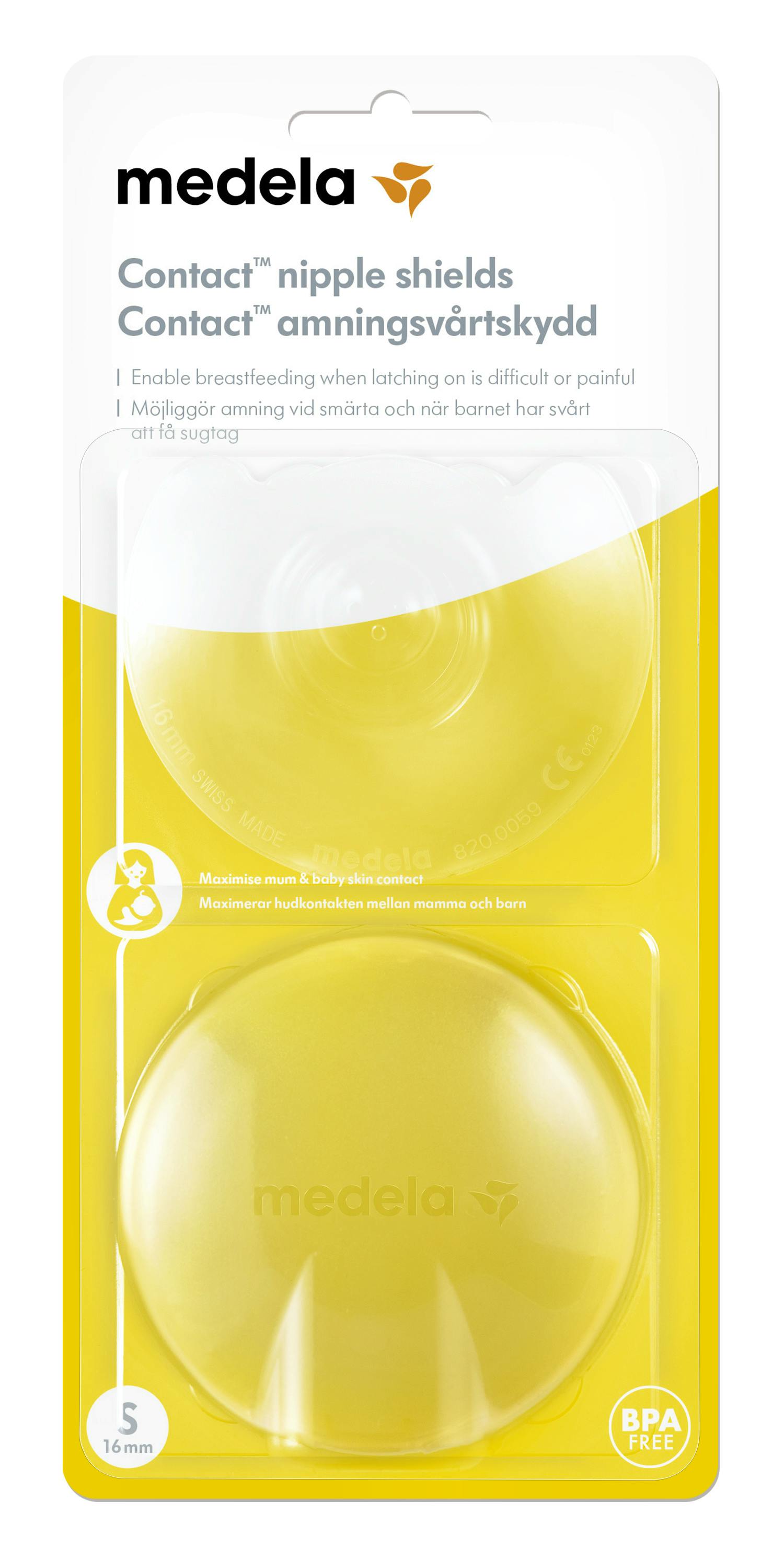 Medela Contact Nipple Shields S 16 mm 2 st