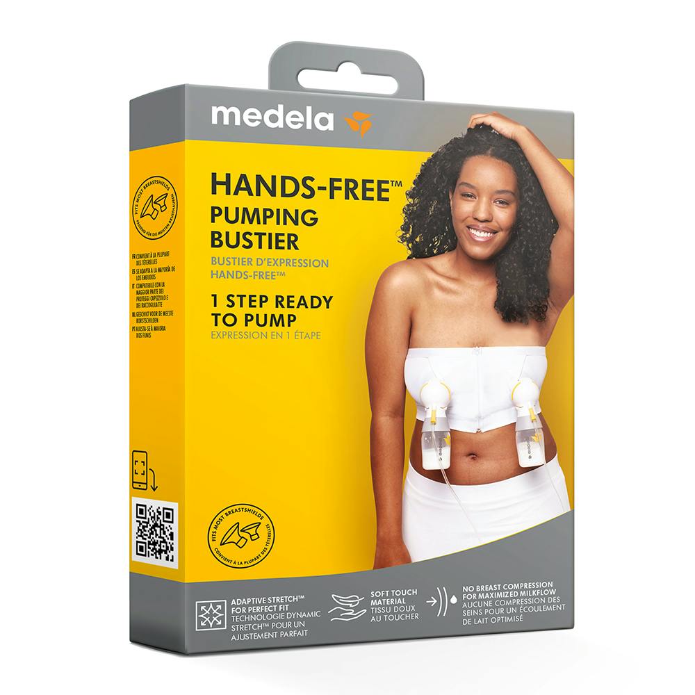 Medela Hands-Free Pump Bustier Black L 1 stk