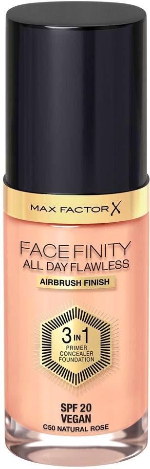 Max Factor All Day Flawless 3in1 Foundation 50 Natural Rose 30 ml