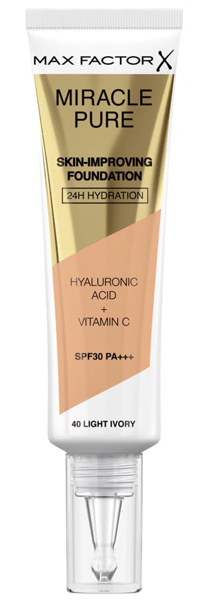 Max Factor Miracle Pure Foundation 40 Light Ivory 30 ml