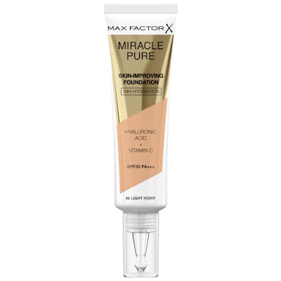 Max Factor Miracle Pure Foundation 40 Light Ivory 30 ml